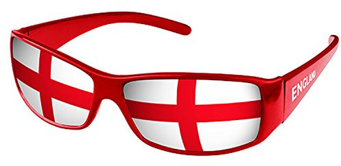 Piersando Sonnenbrille Brille Fahne Fussball EM & WM Länderflagge Augen Fanartikel Land Flagge England