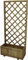 FIORIERA CON PANNELLO GRIGLIATO IN LEGNO IMPREGNATO 75x30x180H cm.