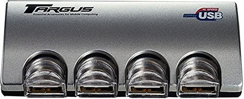 Targus 4 x 4-pin Typ A 480Mbit/s Silver Interface Hubs - Interface Hubs (1,8m, 480Mbit/s, Silber, 105mm, 33mm, 17mm)