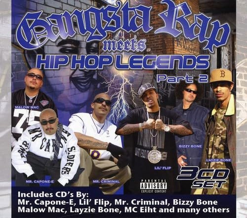GANGSTA RAP MEETS HIP-HOP LEGENDS 2 / VARIOUS