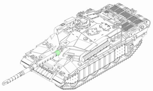 Trumpeter 07105 Modellbausatz British Challenger 1MTB (Desert version)