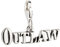 Charm Anhänger Outlaw aus 925 Sterling Silber (22x8mm)