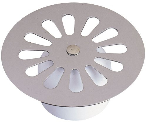 Wirquin 39235003 Grille universelle de remplacement pour bonde d'évier D85, chromé