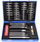 Agora-Tec® 51 tlg. Schablonenmesser, Modelliermesser, Bastelmesser, Cuttermesser, Cutter, Skalpell Set für Modellbau, Schablonen-, Papier- und Bastelarbeiten