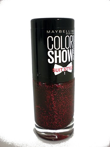 Maybelline New York Color Show Suit Style Nail Lacquer Polish (444 red reaction)
