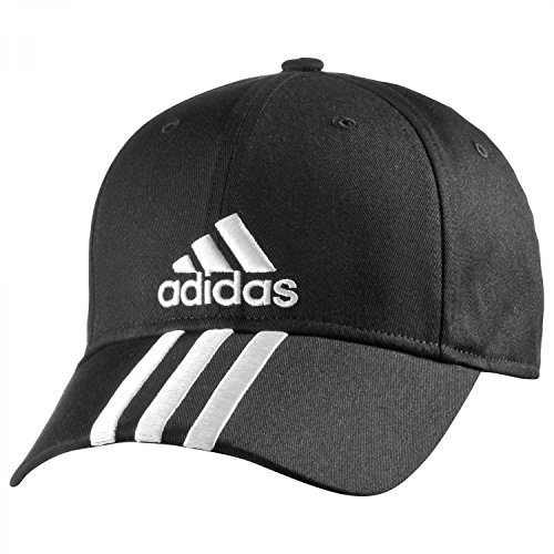 adidas Kappe Performance 3S Cap, Black/White, OSFM