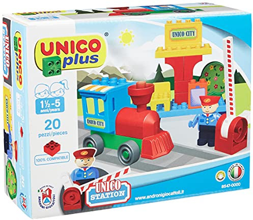 Unico BAU City-Zug Kleinbahnhof - 0-14 Jahre - 20 Stück 8547