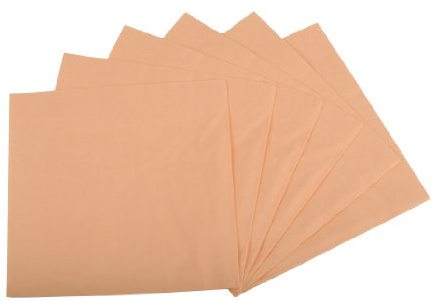 Funny Zelltuchservietten | 40 x 40 cm, 1/4 Falz, 3-lagig, apricot |4er Pack (4 x 250 Stück)