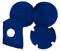 Pet-Star Kissen-Set fr Kratzbaum WOODY, Farbe, Dunkelblau, Schlafplatz