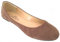 Shoes 18 Womens Classic Round Toe Ballerina Ballet Flat Shoes 8600 Brown Micro UK 5