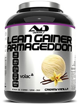 Addict sport nutrition - Armageddon - Protéine de musculation - 100g de protéines par portion - Gainer avec whey rapide, BCAA, L-Glutamine et Maltodextrine - Prise de masse Intensive - 2 Kg - Vanille