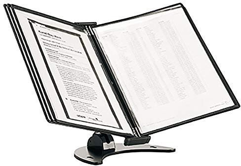 Tarifold Tischständer 3D Tischständer 10 Sichttafeln/475107 A4 schwarz PP