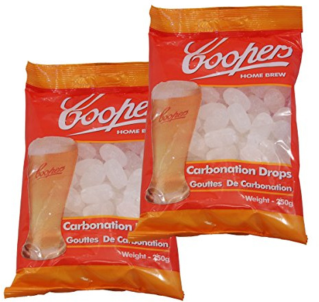 Pack of 2X - Coopers Carbonation Drops 250g Bags (Approx 80 Drops Per Bag)