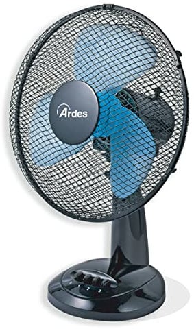 ARDES | AR5EA40 Ventilatore da Tavolo Ardes 40 cm 3 Pale Oscillante con Inclinazione Regolabile Ventilatore Ardes 3 Velocità Silenzioso Modello Easy40