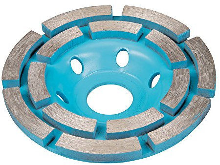 Silverline 656592 Disque diamant à meuler le béton 2 rangs 100 x 22,2 mm