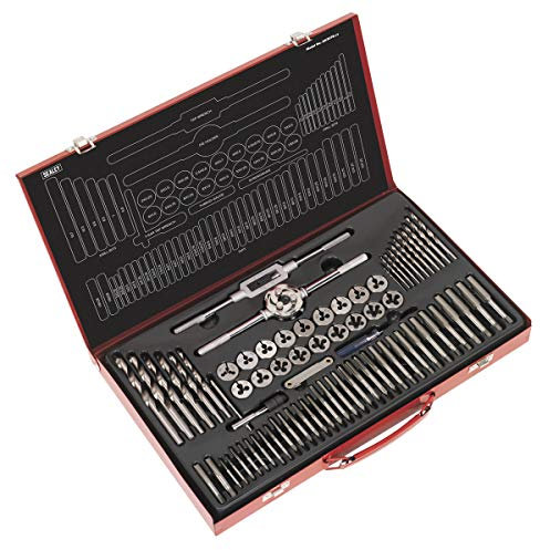 Sealey Ak3076 Tap and Die Set 76Pc Split Dies Metric