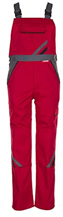 Planam Highline Herren Latzhose rot Schiefer schwarz Modell 2336 Größe 94