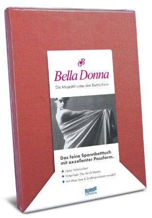 Spannbettlaken Bella Donna Jersey für Matratzen & Wasserbett 140-160 x 200-220 cm in Jaffa