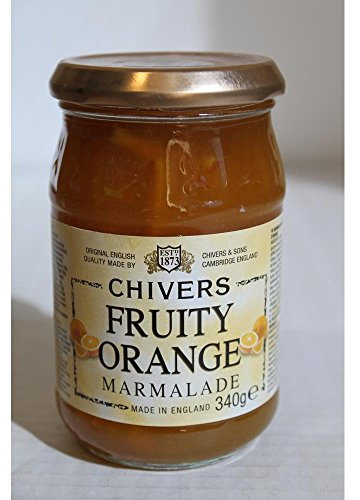 Orangen Marmelade - mit grob geschnittener Orangenschale, Chivers, 340g