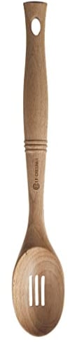 Le Creuset Revolution Slotted Spoon, 12.5 x 2.5, Wood