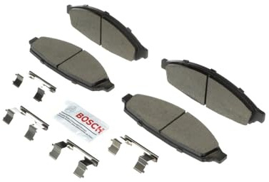 BOSCH BC931 QuietCast Premium Ceramic Disc Brake Pad Set - Compatible with Select Ford Crown Victoria; Lincoln Town Car; Mercury Grand Marquis, Marauder; FRONT