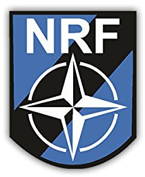 Aufkleber/Sticker NATO Response Force Wappen Abzeichen NRF 7x6cm A1115