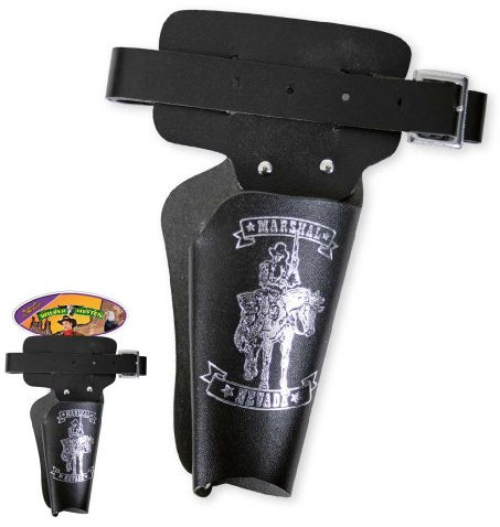 Revolvergürtel ca. 90 cm, Karneval, Accessoire, Cowboy, Sheriff, Schnalle Holster, Revolverholster, Pistolenholster, Gürteltasche, Wilder Westen, Westen, Wild West, Cowboy und Indianer, Rollenspiele