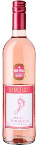 Barefoot White Zinfandel Rosé Wine (Case of 6 x 75cl Bottles)