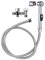 Wirquin 60720898 Douchette hygiène Shattaf pour WC avec flexible métal power 1m50, chromé