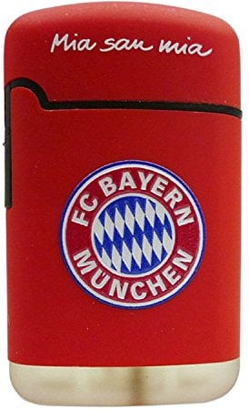 Bayern München Feuerzeug, Plastik, rot, 6.8 x 4 x 2 cm