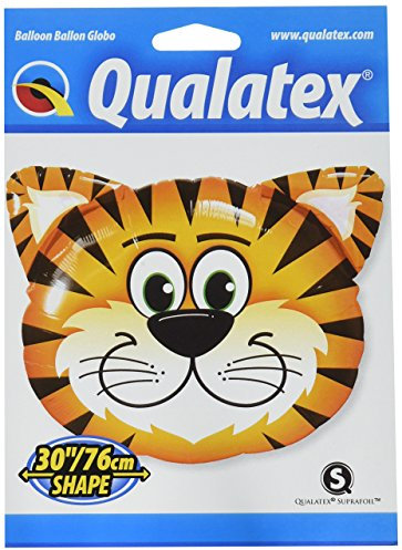 Mayflower Products Tiger Shape Face Dschungel Safari Zoo Geburtstag Party Supplies Babyparty 76,2 cm Ballon