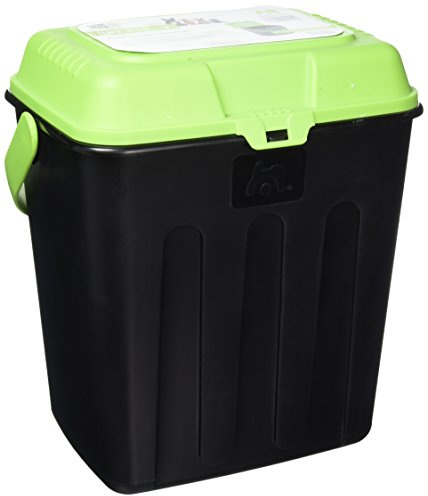 Maelson Dry Box 3, Vorratsbehälter für Trockenfutter - Grün/Schwarz, für ca. 3,5 kg Futter