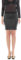 Mini Minirock Rock sexy Glanz-Matt in Latex Lack Optik schwarz XL
