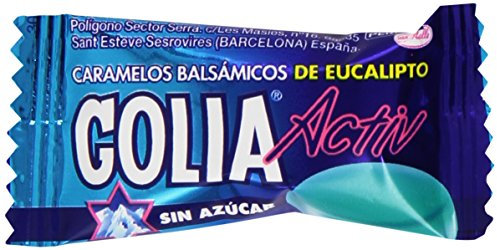 Golia - Activ - Caramelos balsámicos de eucalipto sin azúcar - 560 g