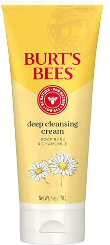 Burt's Bees Soap Bark and Chamomile Deep Cleansing Cream, 6 Oz (Package May Vary)