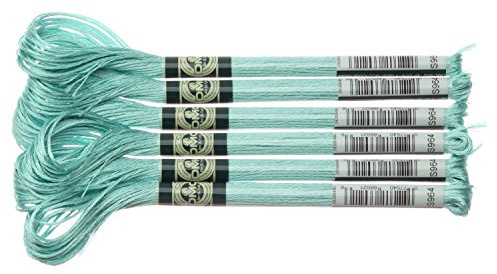 DMC Satin Floss 8.7 Yards-Light Seagreen 12 per Box