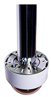 B-Tech BT6010 50mm Pole Camera Mount for CCTV Dome Cameras - Zinc