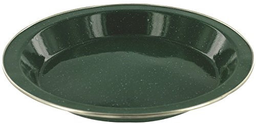 Highlander Deluxe Enamel Plate Camping - Green