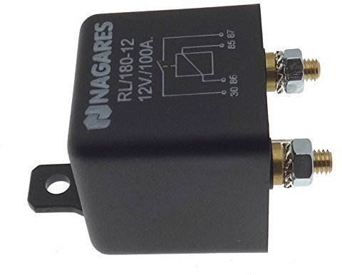 KFZ Lastrelais Nagares Relais 12V 180 Amp Trennrelais Batterie Auto PKW Schalter