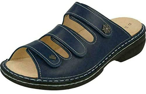 Finn Comfort Pantolette Menorca-Soft atlantic – Größe 39