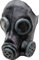 Ghoulish Productions - Gasmaske Smoke (Schwarz), Linie Gas Mask & Steampunk, strapazierfähige Latexmaske, handbemalt, Halloween, Karnevalsumzug, Kostümparty, Einheitsgröße für Erwachsene.
