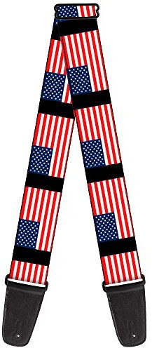 buckle-down Gitarrengurt 34-60 United States Flags
