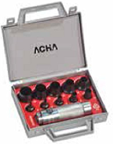 Acha 44950 - Estuche con juego de sacabocados de bocas intercambiables