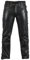 MDM Lederjeans Lederhose Bikerjeans Rockerjeans Motorradhose seitlich geschürt schwarz (34)