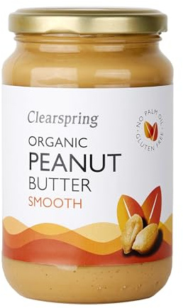 Clearspring Org Peanut Butter Smooth 350g X 4 (Pack of 4)