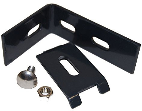 Wandanschlusswinkel 100 x 65 mm RAL 7016 1002