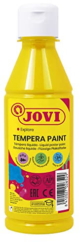 Tempera liquida jovi escolar 250 ml amarillo