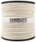 Kanirope® Corde Cordage en Coton COBRAID 2,5mm 100m tressée Blanc Crème