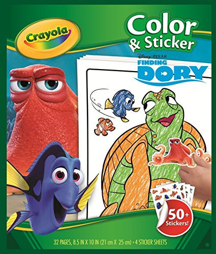 CRAYOLA 04-2007-E-000 - Findet Dory, Color und Stickerbook