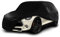 Cosmos - Indoor Car Cover compatible with main Hatchback models, Elastic, Breathable and Dustproof Fabric, Soft Lining, Snug Fit, Black